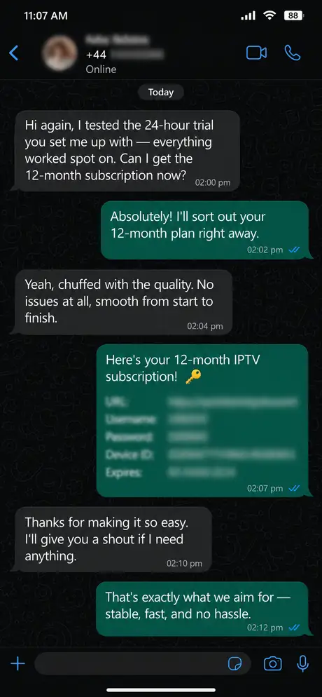 IPTV UK customer receiving device setup help